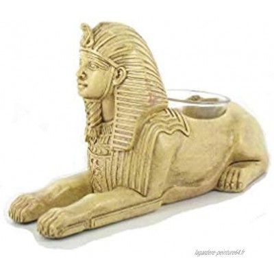 lachineuse Sphinx DE Gizeh ÉGYPTIEN Porte-Bougie Décoratif