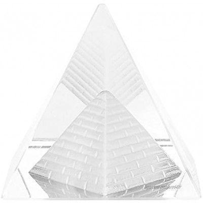 Mini Cristal Pyramide Quartz Sculpture Figurines Collection Ameublement Décoration Article