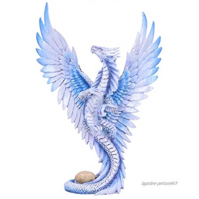 Nemesis Now Anne Stokes Figurine Dragon argenté pour Adulte Blanc Taille Unique