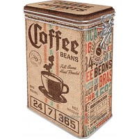 Nostalgic-Art Boîte à café rétro Coffee Sack – Idée de cadeau pour la cuisine Récipient avec couvercle aromatique Design vintage 1,3 l