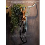 QBDS Décoration de pendaison de vélo en fer forgé vintage américain Pendentif décoratif Couleur : D