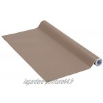 Film adhésif décoratif pour meuble uni mat MARRON 45 x 200 cm imperméable PVC sans phtalates 53294