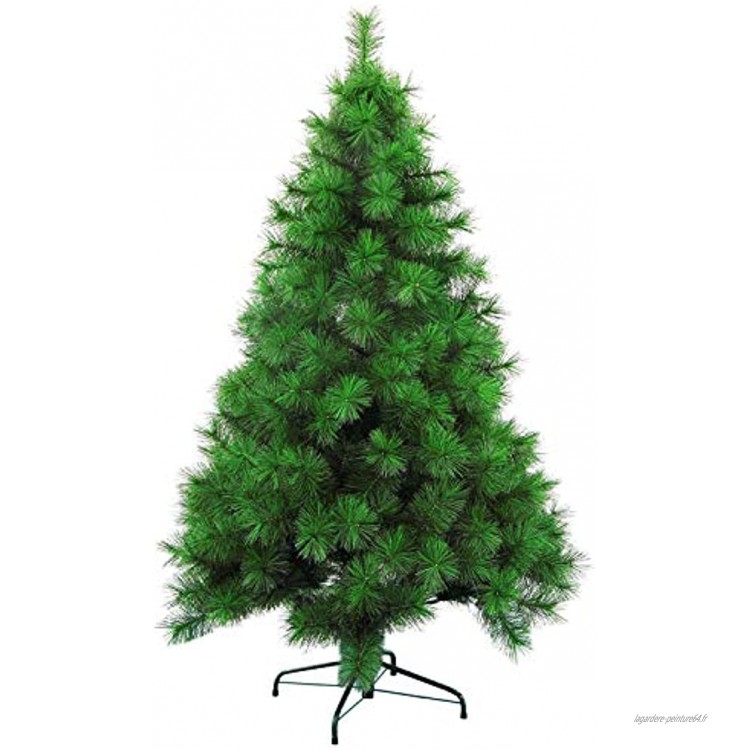 Wohaga Sapin Artificiel de Noël réaliste y Compris Support d'arbre en Plastique Vert métallique avec système de Pliage Taille:180cm
