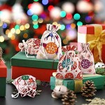 Molbory Calendriers de l'Avent 24 Pcs Sac en Tissu de Calendrier de l'avent pour Le Remplissage Sachets de Confiserie DIY Noël Cadeaux Sacs Cadeau avec Pinces en Bois Etiquettes Numéro