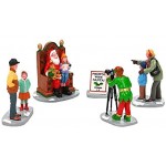 Lemax Figurines Photos avec Père Noël