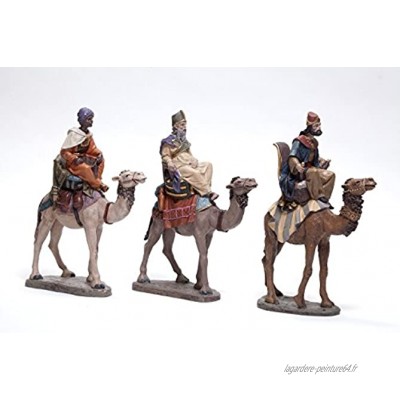 Tricycle Editores BEL955 Figurine de Roi Melchor Gaspar et Baltasar en Camel