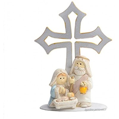lwxsyusqduzhjo Série Nativité Mini Figurine Sainte Famille Ornement De Noël Art Jésus Sculpture Pendentif Suspendu