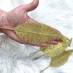 XYZMDJ 10pcs Arbre de Noël Clip décoration avec Une Plume Scintillant Babiole Décoration 22 cm Plume Décoration Color : C Size : 22 * 12 * 2cm