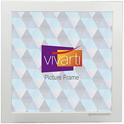 Vivarti Cadre Photo Blanc Mat 50 x 50 cm,