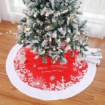 Promise Babe 122cm Jupe de Sapin de Noël Décorations d'arbre de Noël Tapis Couvre Pied Sapin Noel pour Fête de Noël Décoration