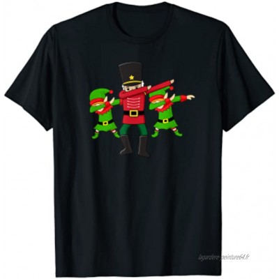 Casse-Noisette tamponner et elfes de Noël drôle Dab Danse T-Shirt