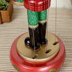 chiwanji Casse-noisettes traditionnel en bois peint à la main Modèle batteur de Noël Cadeau pour fille garçon fille