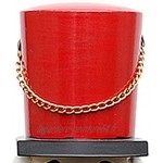 Dekohelden24 Superbe casse-noisette classique env. 50 cm rouge métallique 50 cm