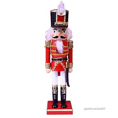 humorous Casse-Noisette Soldat Traditionnel en Bois Figurine Décorations De Noël Fêtes Maison Cadeau Anniversaire Noël Fête