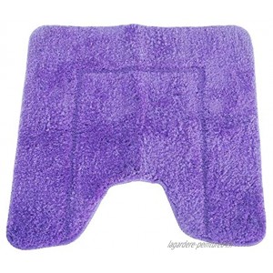 Mayfair Contour WC en microfibre effet cachemire 50 x 50 cm Violet