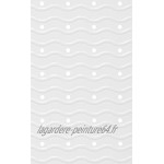 Ridder 683010-350 Playa Tapis Antidérapant pour Baignoire Caoutchouc Synthétique Blanc 38 x 80 cm
