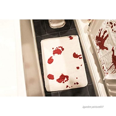 Spinning Hat Tapis de Bain « Blood » par Gift Republic