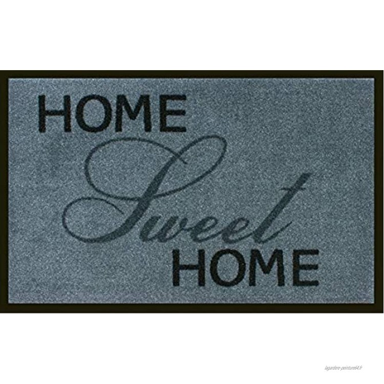 PEGANE Tapis Anti-poussière en Polyamide Motif Home Sweet Home Dim : 40 x 60 cm