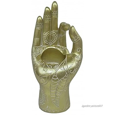 Bougeoir en forme de main de Bouddha Mudra Décoration de table