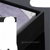 KKDIY Cadre photo de taille moyenne en alliage d'aluminium pour peinture à l'huile A967 Noir 60 x 80 cm