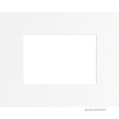 Ceanothe Passe-Partout Blanc 20x30 cm Ouverture 15x20 cm en Carton fabriqué en France