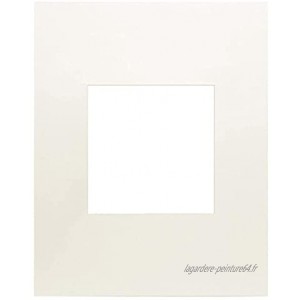 Ceanothe Passe-Partout Blanc cassé 24x30 cm Ouverture 13x13 cm en Carton fabriqué en France